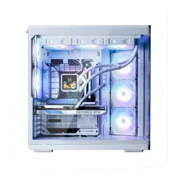 PC case ZALMAN P60 Mid-Tower with 5x ARGB fans, white