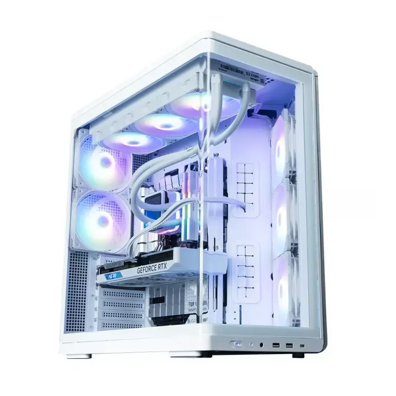 PC case ZALMAN P60 Mid-Tower with 5x ARGB fans, white