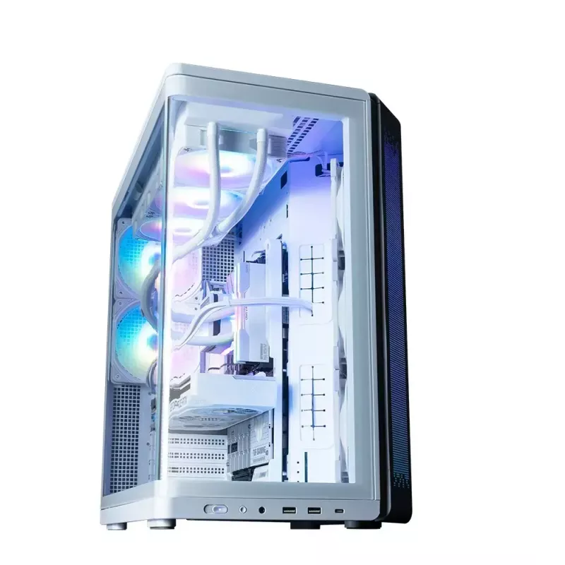 PC case ZALMAN P60 Mid-Tower with 5x ARGB fans, white