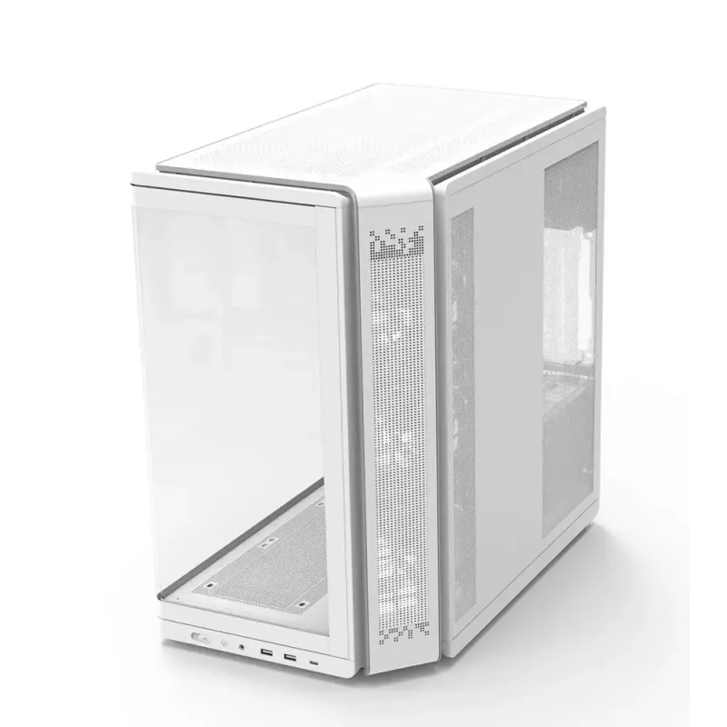 PC case ZALMAN P60 Mid-Tower with 5x ARGB fans, white