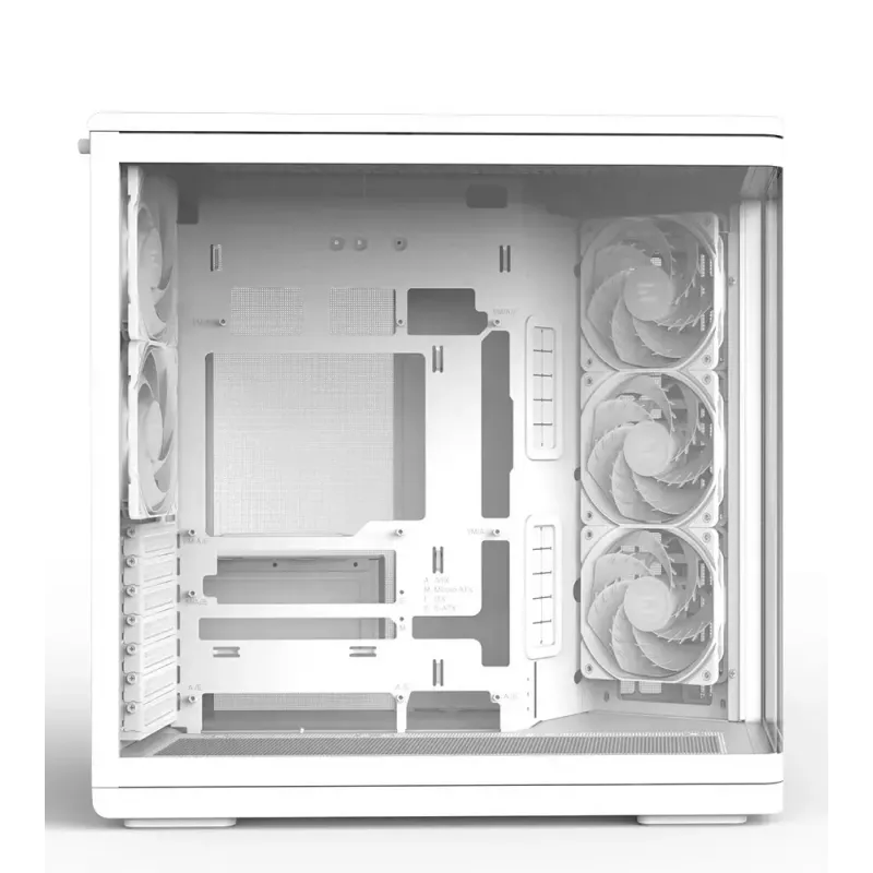PC case ZALMAN P60 Mid-Tower with 5x ARGB fans, white