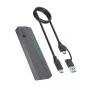 ICY BOX M.2 SATA/NVMe SSD Enclosure with USB 3.2 Gen 2 Type-C and RGB light