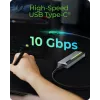 ICY BOX M.2 SATA/NVMe SSD Enclosure with USB 3.2 Gen 2 Type-C and RGB light
