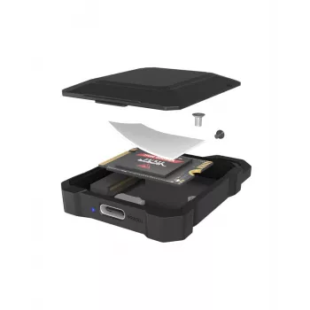 M.2 NVMe SSD enclosure icybox IB-1601MP-CU31 USB 3.2 Gen 2 Type-C 10 Gbps