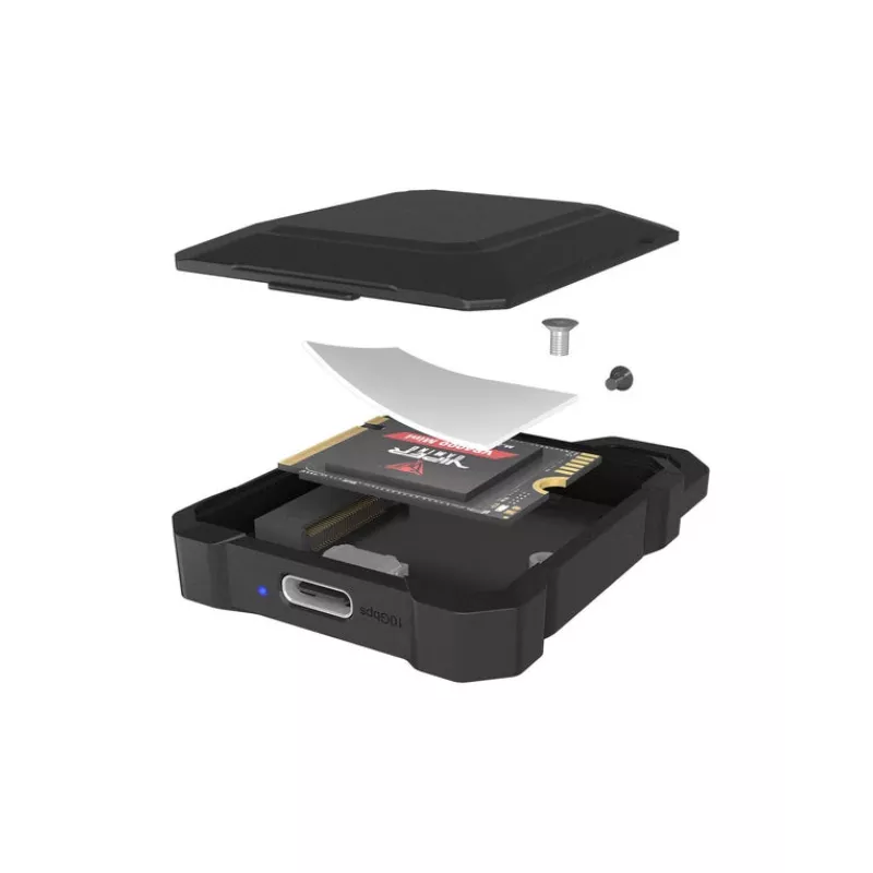 M.2 NVMe SSD enclosure icybox IB-1601MP-CU31 USB 3.2 Gen 2 Type-C 10 Gbps