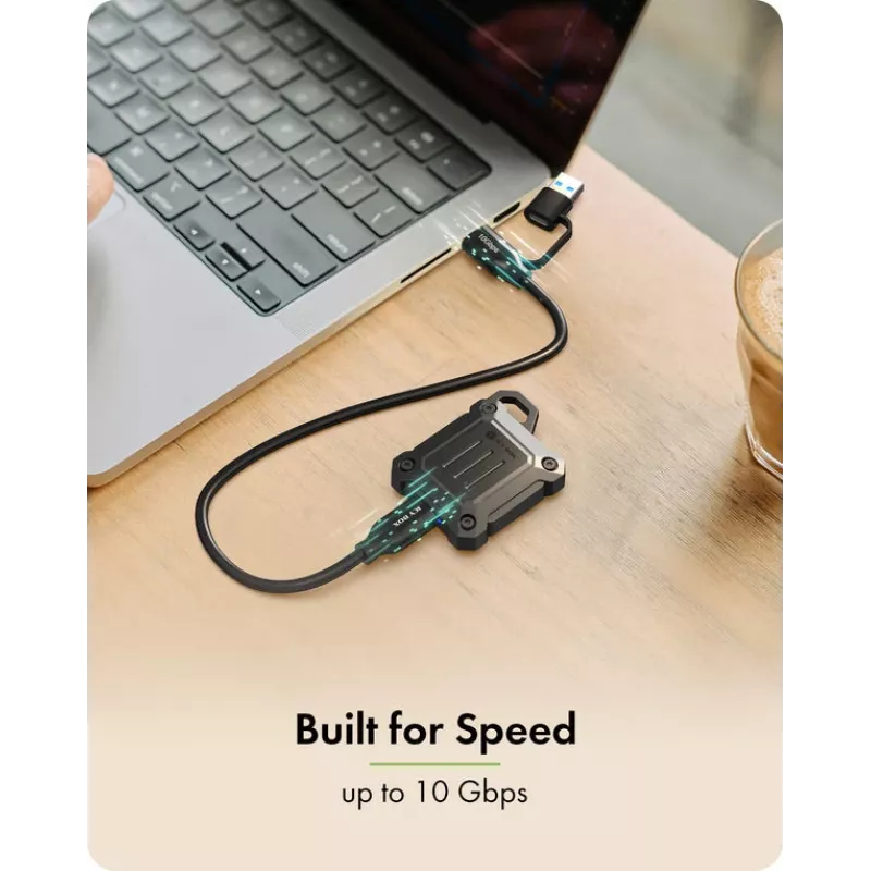 M.2 NVMe SSD enclosure icybox IB-1601MP-CU31 USB 3.2 Gen 2 Type-C 10 Gbps