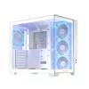 PC case ASUS A32 PLUS/WT/TG/ARGB Mid Tower, white, ATX, tempered glass, ARGB, USB-C, supports up to 420 mm GPU