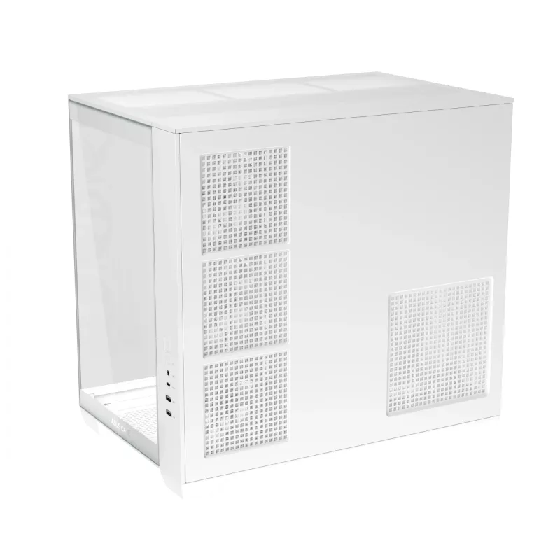 PC case ASUS A32 PLUS/WT/TG/ARGB Mid Tower, white, ATX, tempered glass, ARGB, USB-C, supports up to 420 mm GPU