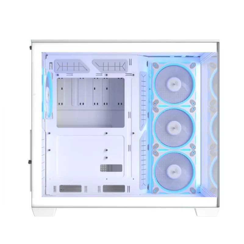 PC case ASUS A32 PLUS/WT/TG/ARGB Mid Tower, white, ATX, tempered glass, ARGB, USB-C, supports up to 420 mm GPU