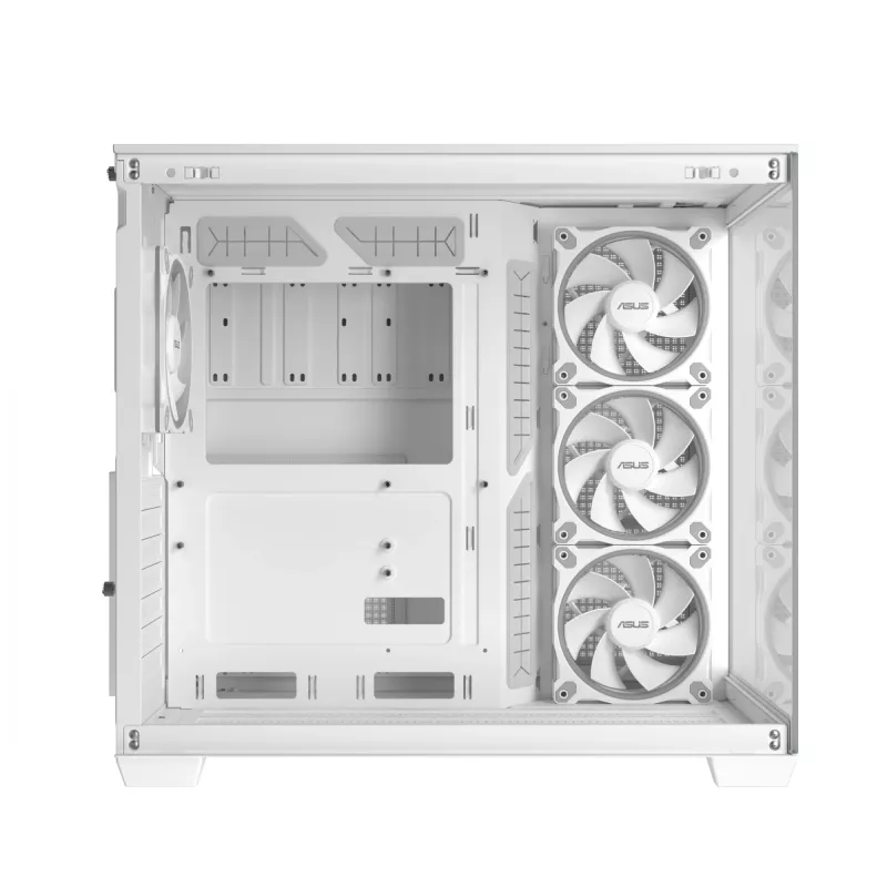 PC case ASUS A32 PLUS/WT/TG/ARGB Mid Tower, white, ATX, tempered glass, ARGB, USB-C, supports up to 420 mm GPU