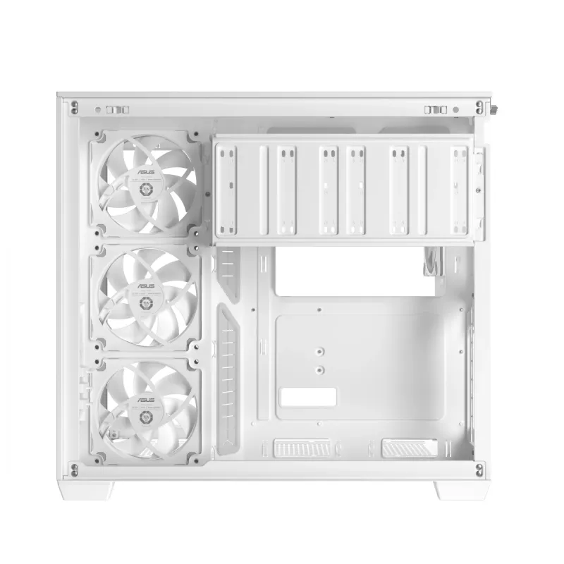PC case ASUS A32 PLUS/WT/TG/ARGB Mid Tower, white, ATX, tempered glass, ARGB, USB-C, supports up to 420 mm GPU