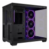 PC case ASUS A32 PLUS ATX, black — tempered glass, RGB fans, USB-C, supports ATX/Micro-ATX/Mini-ITX