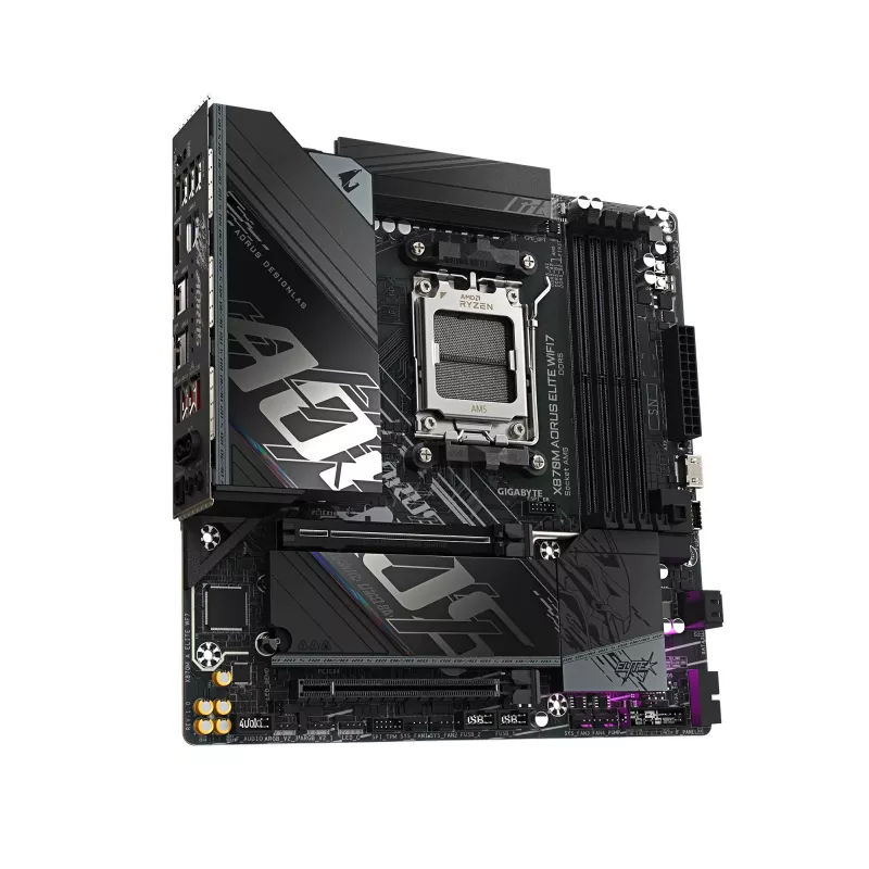 Motherboard GIGABYTE X870M AORUS ELITE WIFI7, AMD X870, Socket AM5, ATX