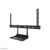 Neomounts Laptop shelf kit AV45-500BL for 43–110 inch screens, VESA up to 600x400, max 2.5 kg, 900×242×640 mm