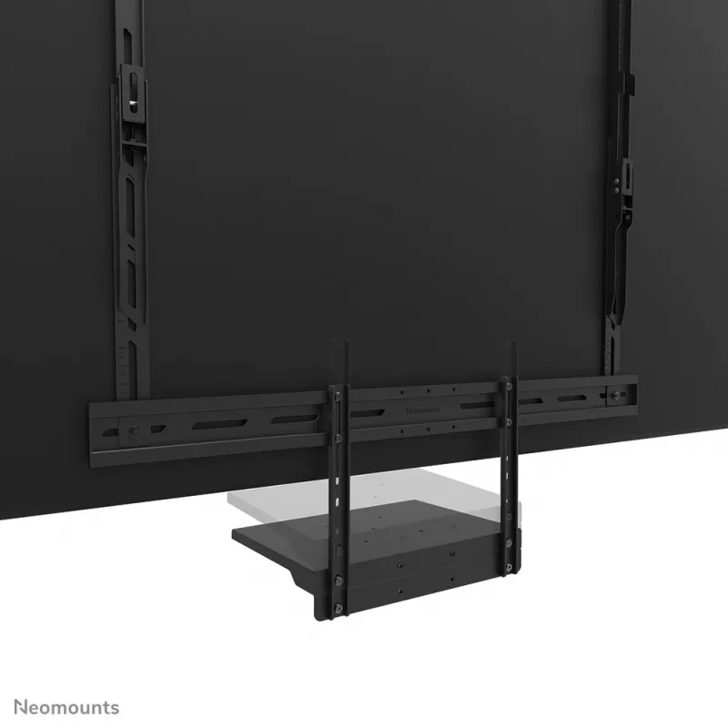 Neomounts Laptop shelf kit AV45-500BL for 43–110 inch screens, VESA up to 600x400, max 2.5 kg, 900×242×640 mm
