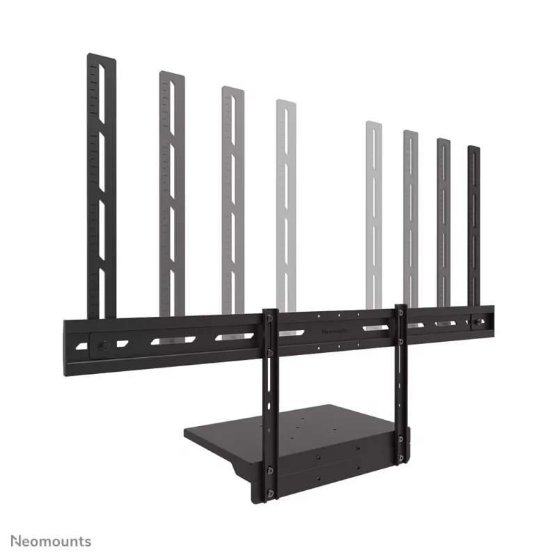 Neomounts Laptop shelf kit AV45-500BL for 43–110 inch screens, VESA up to 600x400, max 2.5 kg, 900×242×640 mm