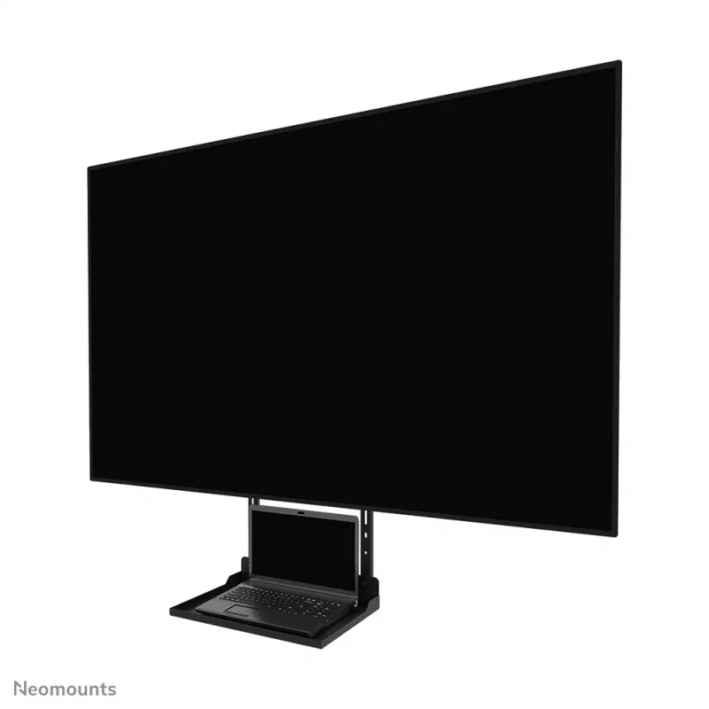 Neomounts Laptop shelf kit AV45-500BL for 43–110 inch screens, VESA up to 600x400, max 2.5 kg, 900×242×640 mm
