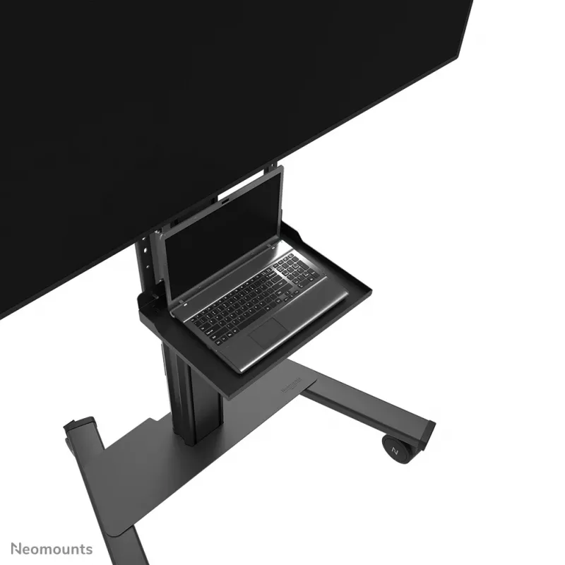 Neomounts Laptop shelf kit AV45-500BL for 43–110 inch screens, VESA up to 600x400, max 2.5 kg, 900×242×640 mm