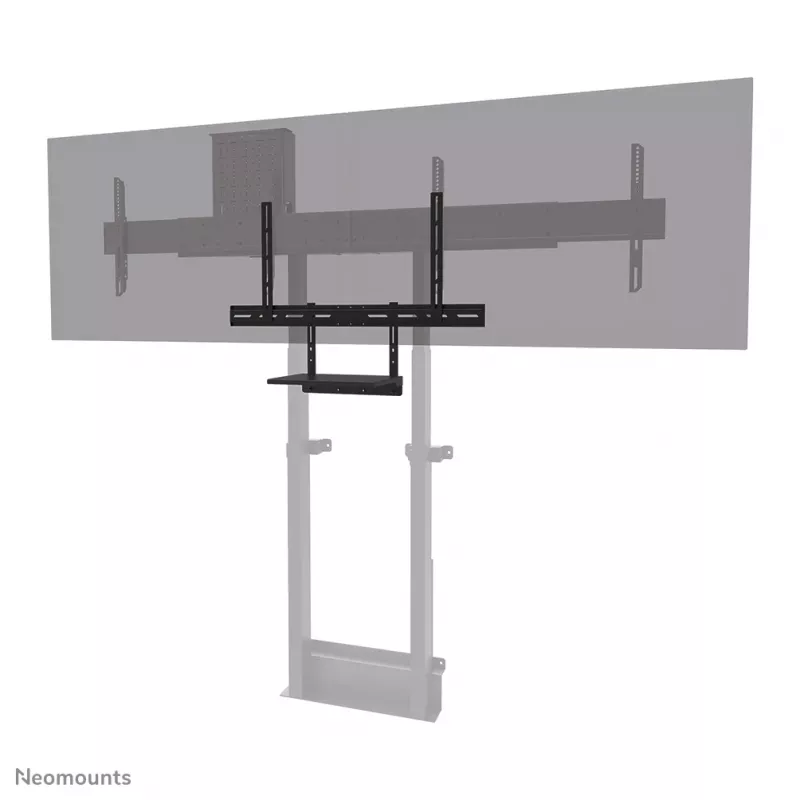 Neomounts Laptop shelf kit AV45-500BL for 43–110 inch screens, VESA up to 600x400, max 2.5 kg, 900×242×640 mm