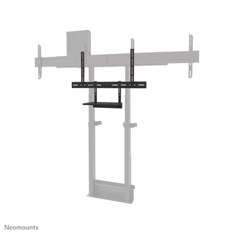 Neomounts Laptop shelf kit AV45-500BL for 43–110 inch screens, VESA up to 600x400, max 2.5 kg, 900×242×640 mm
