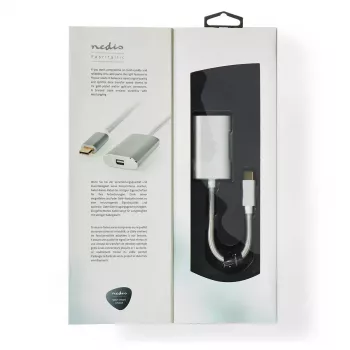 Video Cable Adapter Nedis CCTB64580AL02 0.2m USB Type-C Mini DisplayPort