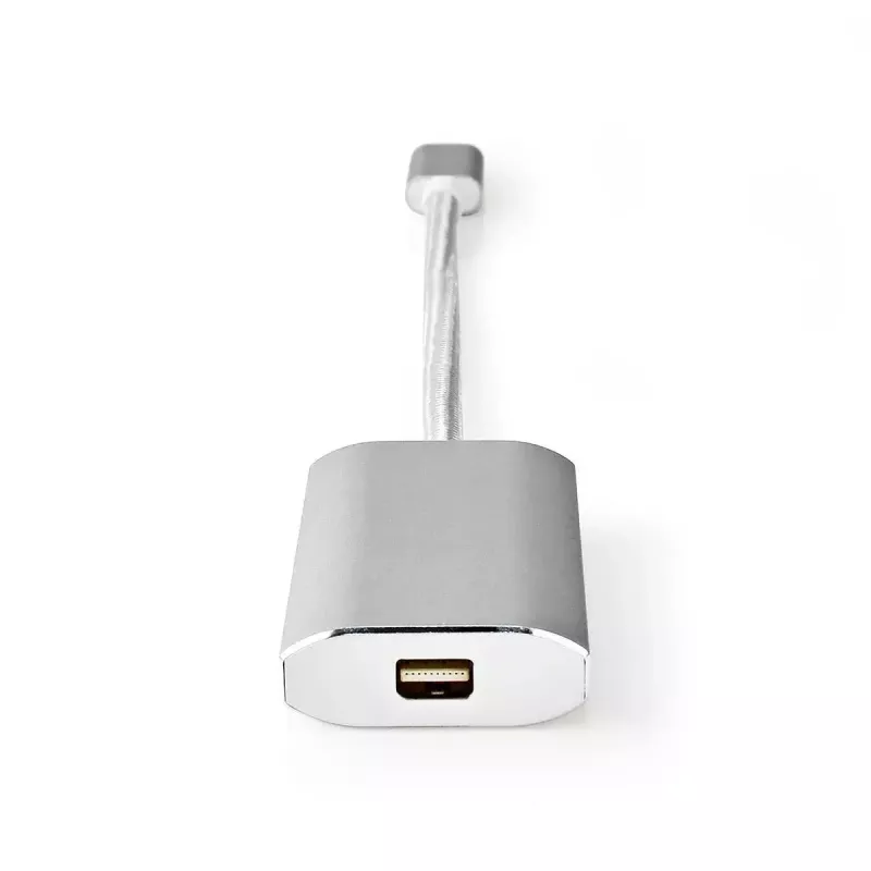 Video Cable Adapter Nedis CCTB64580AL02 0.2m USB Type-C Mini DisplayPort