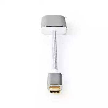 Video Cable Adapter Nedis CCTB64580AL02 0.2m USB Type-C Mini DisplayPort