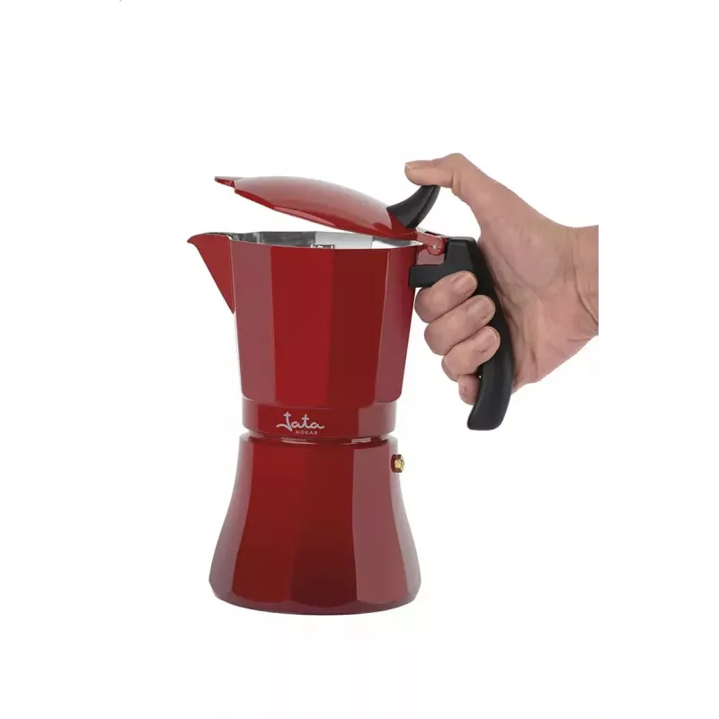 Coffee pot Jata HCAF2006 Aluminium Red