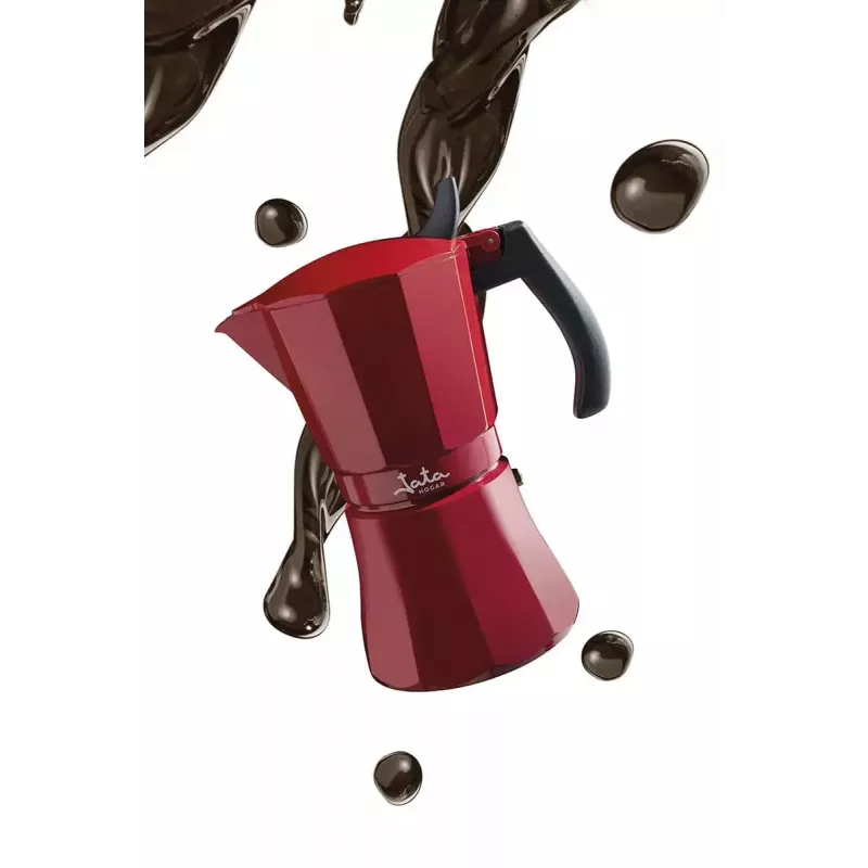 Coffee pot Jata HCAF2006 Aluminium Red