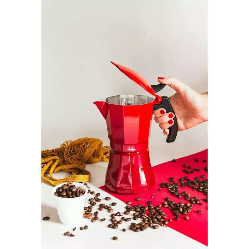 Coffee pot Jata HCAF2006 Aluminium Red