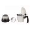 Jata HCAF2406 Moka Pot, 6 Cups (0.3 L), Aluminium, Induction Compatible