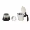Jata HCAF2412 Moka Pot, 12 Cups (0.7 L), Aluminium, Induction Compatible, 10.8 cm Base