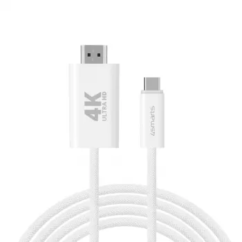 HDMI Cable 4smarts 540955 2m USB C HDMI Type A White