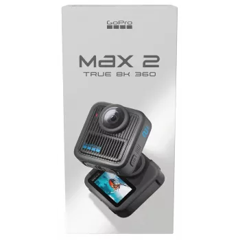 Action Camera GoPro MAX 2 – 29.5 MP, 8K Ultra HD video at 100 fps, GPS, Wi‑Fi, built‑in LCD
