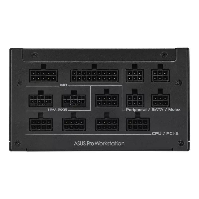 ASUS Pro WS 1600W Platinum power supply unit 20+4 pin ATX ATX Black
