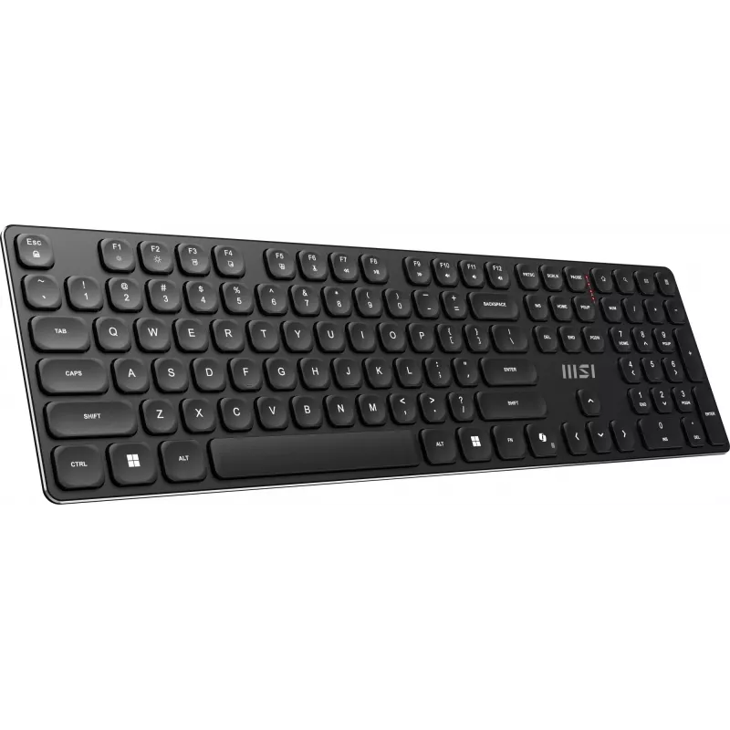 MSI FORGE K210 WIRELESS COMBO keyboard Mouse included Home/Office USB QWERTY US English Black
