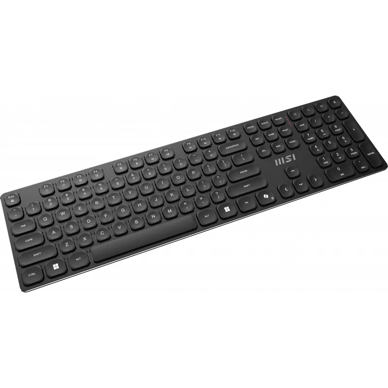 MSI FORGE K210 WIRELESS COMBO keyboard Mouse included Home/Office USB QWERTY US English Black