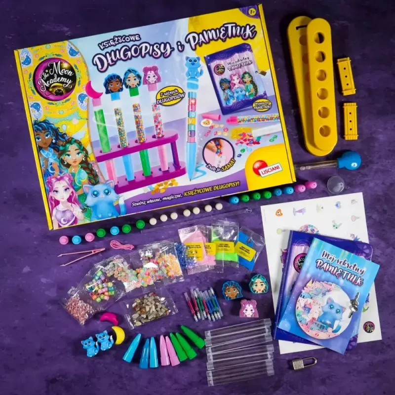 Educational set Liscianigiochi Moon Academy — Moon pens and diary