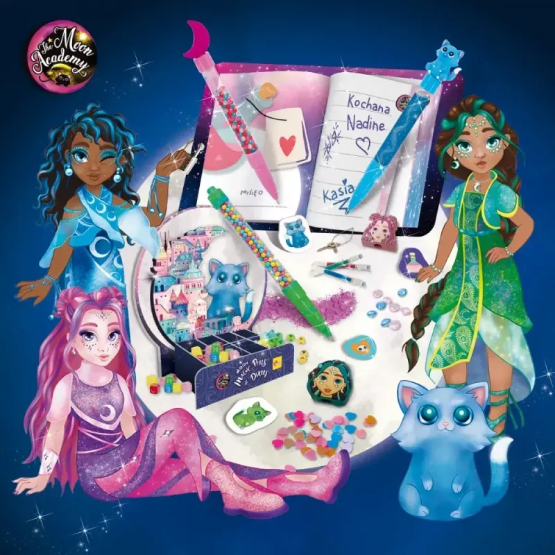 Educational set Liscianigiochi Moon Academy — Moon pens and diary