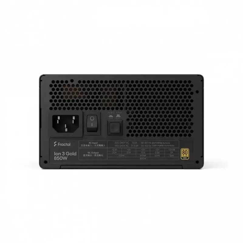 Power supply fractal design FDE Ion 3 GOLD 850W 80+ Gold, black