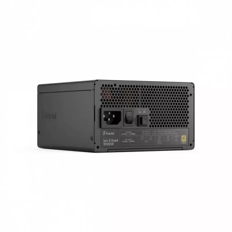fractal design FDE Ion 3 GOLD 1000W 80+ GOLD Black power supply unit