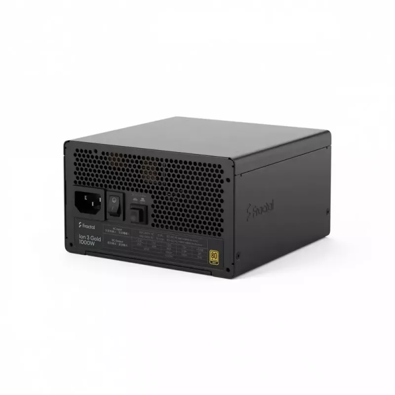 fractal design FDE Ion 3 GOLD 1000W 80+ GOLD Black power supply unit