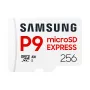 microSDXC memory card Samsung P9 Express 256 GB — UHS-I, read 800 MB/s, V30, U1, durable