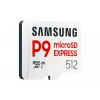 microSDXC memory card Samsung P9 Express 512 GB, UHS-I, Read 800 MB/s, V30, U1, white