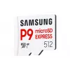 microSDXC memory card Samsung P9 Express 512 GB, UHS-I, Read 800 MB/s, V30, U1, white