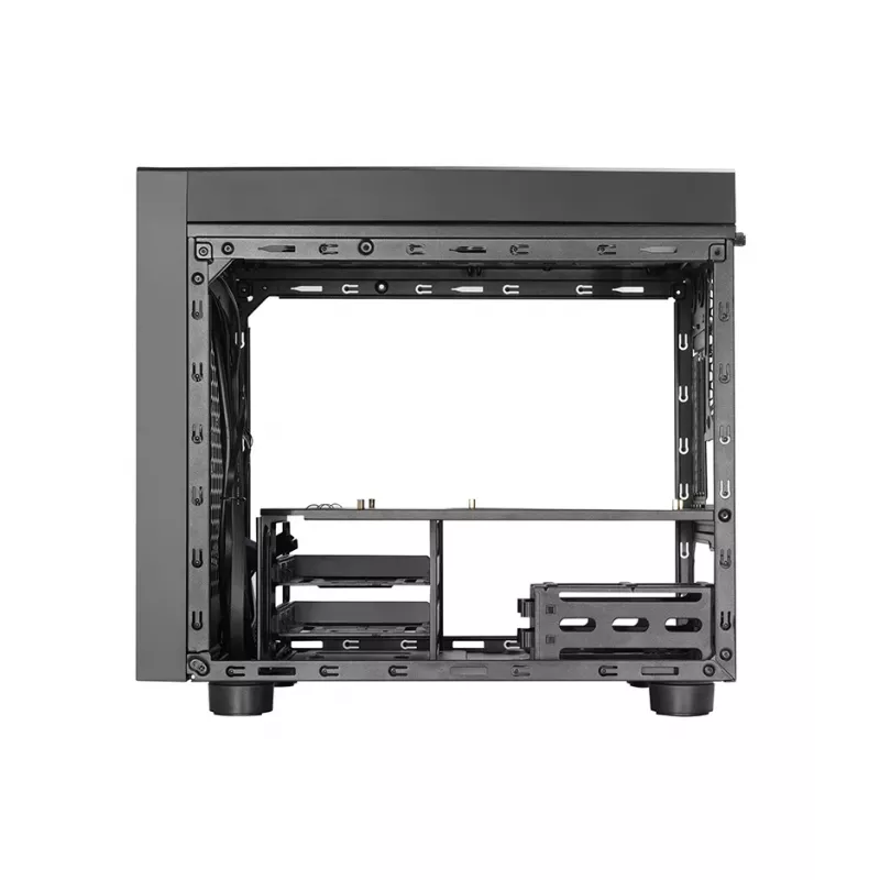 Computer case CHIEFTEC CI-03B-OP Cube Black — Cube form factor, supports Micro ATX/Mini-ITX, 2x3.5 inch + 2x2.5 inch, 1x200 mm front fan