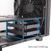 Computer case CHIEFTEC CI-03B-OP Cube Black — Cube form factor, supports Micro ATX/Mini-ITX, 2x3.5 inch + 2x2.5 inch, 1x200 mm front fan
