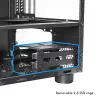 Computer case CHIEFTEC CI-03B-OP Cube Black — Cube form factor, supports Micro ATX/Mini-ITX, 2x3.5 inch + 2x2.5 inch, 1x200 mm front fan