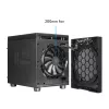 Computer case CHIEFTEC CI-03B-OP Cube Black — Cube form factor, supports Micro ATX/Mini-ITX, 2x3.5 inch + 2x2.5 inch, 1x200 mm front fan