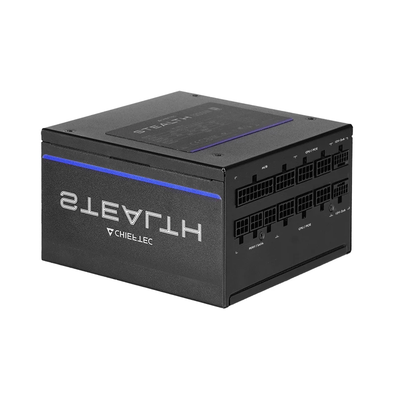 Power supply unit CHIEFTEC Stealth Vega M Series SPX-1200-FC 1200W 24-pin ATX 80 PLUS Platinum black 135 mm fan